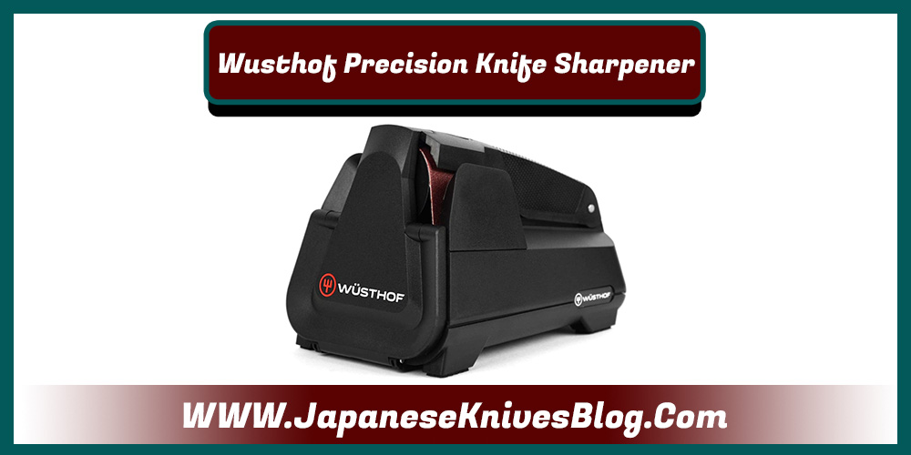 Wusthof precision knife sharpener with smooth edges