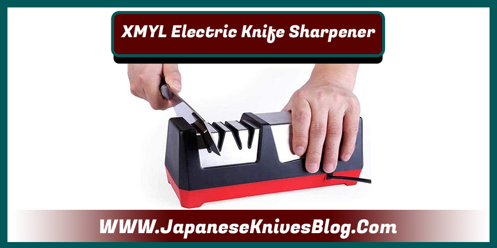 XMYL electric knife sharpener with incredible performance and detachable magnet