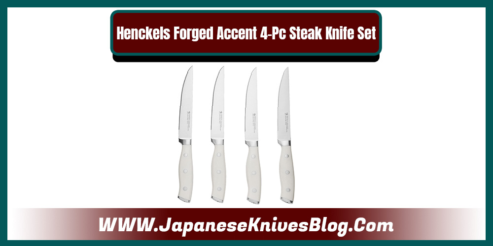 Henckels Forged Accent 4-Pc Steak Knife Set