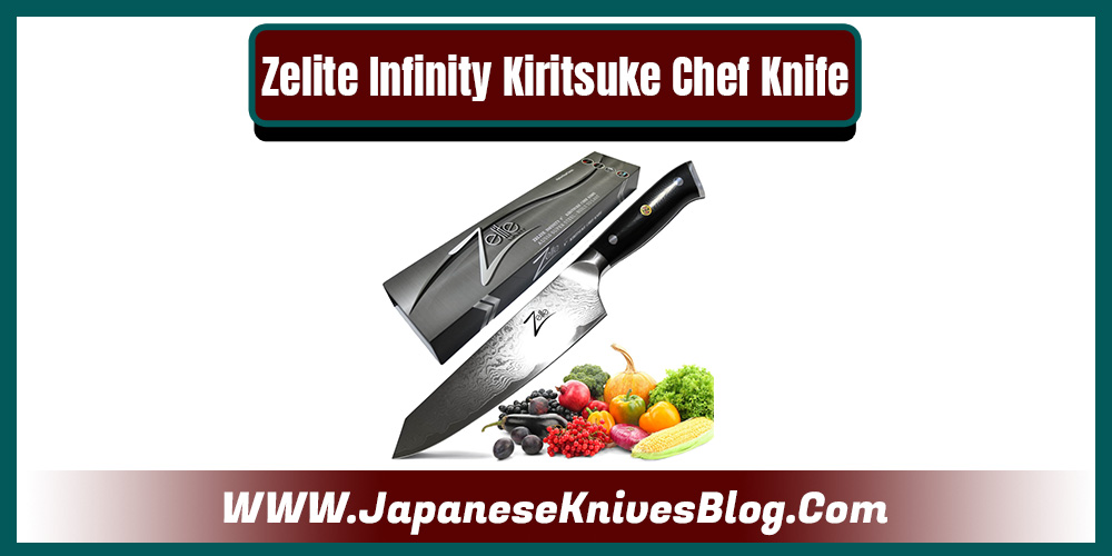 Zelite Infinity Kiritsuke Chef Knife 9 Inch – Alpha-Royal Series
