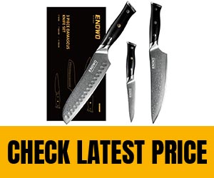 Enowo Damascus Knife Set 3 PCS,Razor Sharp Kitchen Knives